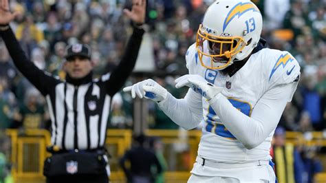 NFL receptions leader Keenan Allen out for Chargers’ Thursday night game at Raiders